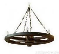 Светильник потолочный №2 Колесо" массив сосны старение, палисандр, ИРБ светильник потолочный №2 колесо" массив сосны старение, палисандр, ирб