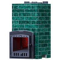 Чугунная печь для бани Комплект Гром 40 (П2) Классика 1140/40/40 Змеевик кирпич чугунная печь для бани комплект гром 40 (п2) классика 1140/40/40 змеевик кирпич