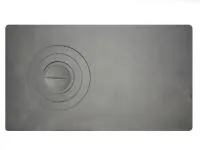 Плита чугунная П-1-2 одноконфорочная цельная, 710*410 мм, Балезино плита чугунная п-1-2 одноконфорочная цельная, 710*410 мм, балезино