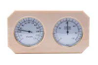 Термометр с гигрометром Банная станция Очки Восьмиугольник, липа, TH-22L, Банный Эксперт термометр с гигрометром банная станция очки восьмиугольник, липа, th-22l, банный эксперт