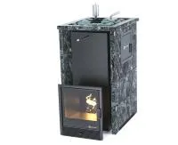 Печь для бани ИзиСтим Геленджик М2 Premium в 3-х кожух пироксен.бок.вх.слева откр.верх футеровка печь для бани изистим геленджик м2 premium в 3-х кожух пироксен.бок.вх.слева откр.верх футеровка