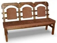 Скамья №3 180х57х50 см массив сосны старение, палисандр, ИРБ скамья №3 180х57х50 см массив сосны старение, палисандр, ирб