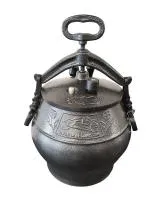 Афганский казан-скороварка Rashko Baba с ручками 15 литров черный, алюминий афганский казан-скороварка rashko baba с ручками 15 литров черный, алюминий