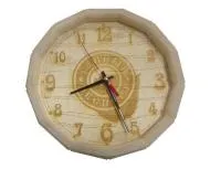 Часы "Бочонок - Банный Эксперт", логотип в центре, Банный Эксперт часы "бочонок - банный эксперт", логотип в центре, банный эксперт