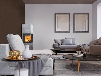 Печь-камин TULIKIVI KELO WHITE CLASSIC 1800 мм печь-камин tulikivi kelo white classic 1800 мм