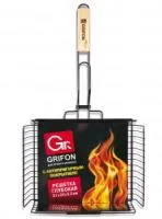 Решетка-гриль Grifon универс глубокая с антипригарным покрытием 31*24*5,5см сталь 2мм решетка-гриль grifon универс глубокая с антипригарным покрытием 31*24*5,5см сталь 2мм