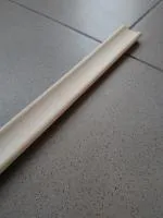 Плинтус напольный гладкий осина массив 48*12*3000, ТЛПП плинтус напольный гладкий осина массив 48*12*3000, тлпп