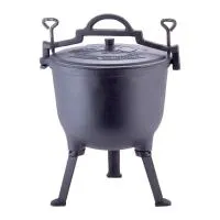 Казан польский Kamille Rashko Baba чугунный 10 литров, съемные ножки, эмалированный казан польский kamille rashko baba чугунный 10 литров, съемные ножки, эмалированный