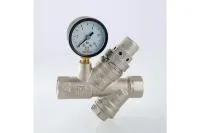 Клапан подпиточный Valtec 1/2", с манометром, VT.515.N.04 клапан подпиточный valtec 1/2", с манометром, vt.515.n.04