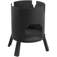 Печь для казана СТЭН Казанка-370 8-12л разборная, переносная# печь для казана стэн казанка-370 8-12л разборная, переносная#