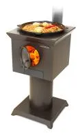Печь под казан ТМФ Куркума черная бронза  печь под казан тмф куркума черная бронза