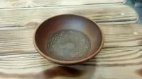 миска глиняная большая,  ручная работа, маслянка