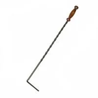 Кочерга кованая с деревянной ручкой черный Банный Эксперт кочерга кованая с деревянной ручкой черный банный эксперт