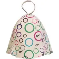 Шапка для бани с орнаментом в ассортименте, Банные штучки шапка для бани с орнаментом в ассортименте, банные штучки