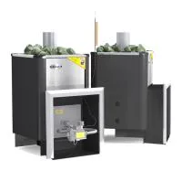 Печь для бани газовая Ермак Уралочка 24Н Inox, антрацит, без ГГУ печь для бани газовая ермак уралочка 24н inox, антрацит, без ггу