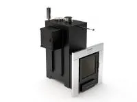 печь для бани изистим сочи м2 боковой вход слева дровяная #