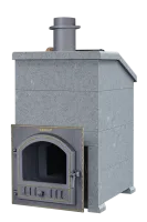 печь для бани gfs 30п зк в облицовке президент 1020/60 талькомагнезит (верх) #