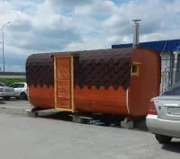 Баня-бочка кедровая Эксклюзив квадро 4,5м, Спец баня-бочка кедровая эксклюзив квадро 4,5м, спец