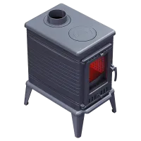 печь-камин отопительно-варочная gfs grand 14 #