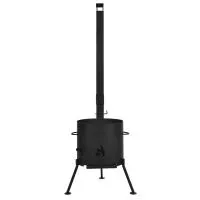 Печь под казан Узбекский 10л с трубой 340мм печь под казан узбекский 10л с трубой 340мм