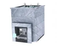 Печь для коммерческой бани ИзиСтим Домна 60 К Premium в четыр.стор.кож. из талькохлор. откр.верх ГГУ печь для коммерческой бани изистим домна 60 к premium в четыр.стор.кож. из талькохлор. откр.верх ггу