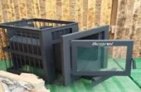 Печь для бани Торнадо 14 Панорама сетка квадрат печь для бани торнадо 14 панорама сетка квадрат