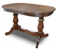 Стол обеденный овальный 160х80 (массив сосны, старение), палисандр, ИРБ стол обеденный овальный 160х80 (массив сосны, старение), палисандр, ирб