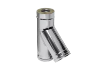 Тройник Феррум утепленный угол 135° нержавеющий (430/0,8мм)/зеркальный, ф150/210, по воде тройник феррум утепленный угол 135° нержавеющий (430/0,8мм)/зеркальный, ф150/210, по воде