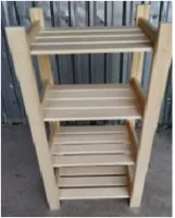 Стеллаж - этажерка 4 полки, Банный Перец стеллаж - этажерка 4 полки, банный перец