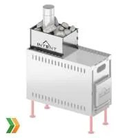 Каменка INTENT универсальная дровяная для мобильной бани Морж каменка intent универсальная дровяная для мобильной бани морж