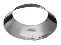 Юбка Феррум  (430/0,5 мм) нержавеющая, для крышной разделки, ф200 юбка феррум  (430/0,5 мм) нержавеющая, для крышной разделки, ф200