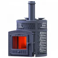 Печь для бани GFS Искандер Ураган 18П2 ЗК чугунная  печь для бани gfs искандер ураган 18п2 зк чугунная