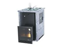 Печь для бани ИзиСтим Анапа М2 Premium в 3-х.стор. кожухе из талькохлорита откр.верх бок.вх.слева печь для бани изистим анапа м2 premium в 3-х.стор. кожухе из талькохлорита откр.верх бок.вх.слева