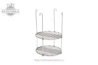 Этажерка для тандыра 2-х ярусная d 28 см ТХК этажерка для тандыра 2-х ярусная d 28 см тхк
