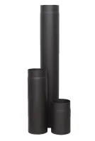 дымоход кпд стальной (08пс/2 мм) ф150 l=0,5м черный