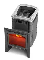 Печь для бани ТМФ Компакт 2013 Carbon Витра антрацит* печь для бани тмф компакт 2013 carbon витра антрацит*