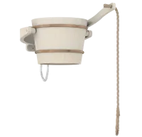 Обливное устройство Sawo 393-A, 18 л, с пластиковой вставкой, осина обливное устройство sawo 393-a, 18 л, с пластиковой вставкой, осина