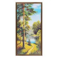 Картина "Сосновый бор" 37*74 см, Банный Эксперт картина "сосновый бор" 37*74 см, банный эксперт