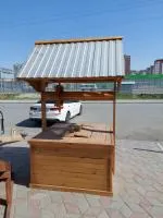 Колодец деревянный с металлической крышей 1.4*0,4 м, Банный Перец колодец деревянный с металлической крышей 1.4*0,4 м, банный перец
