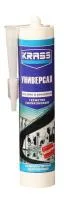 Герметик Krass силиконовый бесцветный универсальный, 300 мл герметик krass силиконовый бесцветный универсальный, 300 мл
