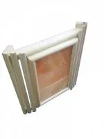 Абажур угловой с гималайской солью 3 плитки (АУ-3П) горизонтально Банный Эксперт  абажур угловой с гималайской солью 3 плитки (ау-3п) горизонтально банный эксперт