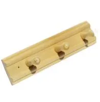 вешалка для полотенца 3 крепления, липа банные штучки