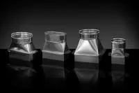 Переход Craft нержавеющий (304/0,5 мм) c кирпичной кладки 125х250мм на ф200  переход craft нержавеющий (304/0,5 мм) c кирпичной кладки 125х250мм на ф200