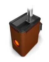 Печь для бани ТМФ Аврора Inox дверца антрацит илюминатор терракота печь для бани тмф аврора inox дверца антрацит илюминатор терракота