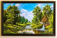 Картина "Банька" 60*100 см, Банный Эксперт картина "банька" 60*100 см, банный эксперт