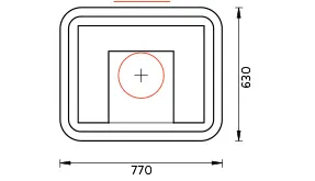 Печь-камин TULIKIVI KELVA S GRAFIA 1890 мм  печь-камин tulikivi kelva s grafia 1890 мм