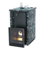 Кожух на ИзиСтим Сочи в трехстороннем кожухе с открытым верхом камень Пироксенит кожух на изистим сочи в трехстороннем кожухе с открытым верхом камень пироксенит