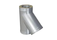 Тройник Феррум утепленный угол 135° нержавеющий (430/0,5мм)/оцинкованный, ф180/280, по воде тройник феррум утепленный угол 135° нержавеющий (430/0,5мм)/оцинкованный, ф180/280, по воде