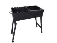 Мангал комбинированный 60*30*70см под казан с кольцом и заслонкой мангал комбинированный 60*30*70см под казан с кольцом и заслонкой