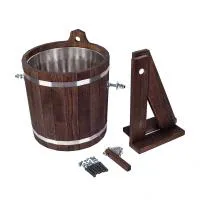 Обливное устройство 20л с нержавеющей вставкой Woodson дуб темный обливное устройство 20л с нержавеющей вставкой woodson дуб темный